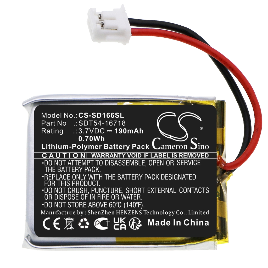 Akut Koiran kaulapannan akku CS-SD166SL