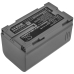 Yhteensopiva akun vaihto Topcon BDC72