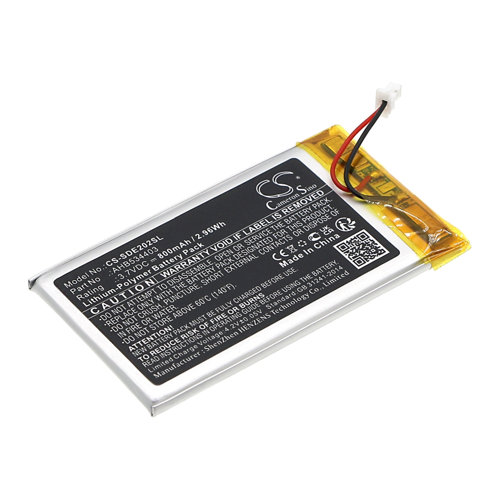 Yhteensopiva akun vaihto Sennheiser AHB534403