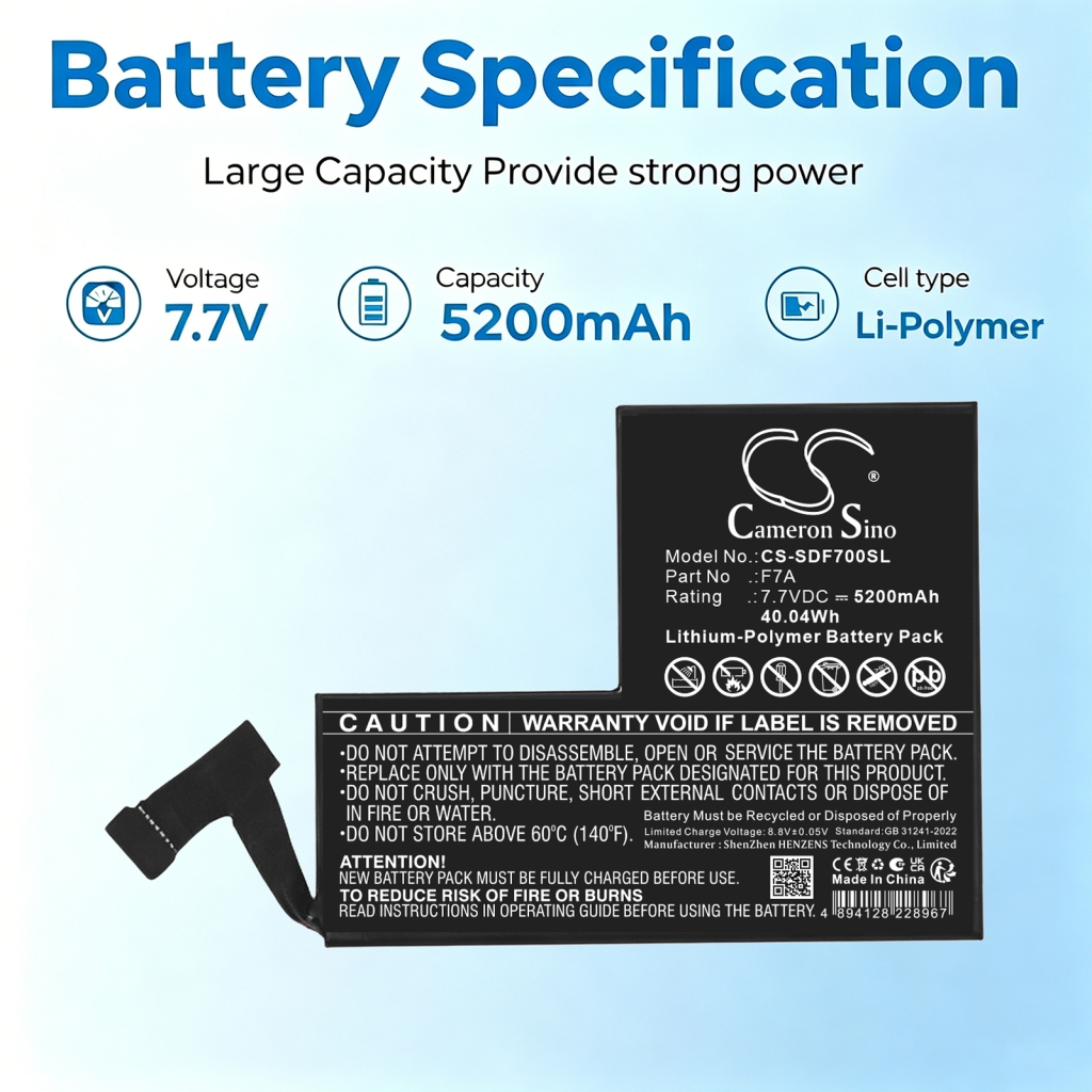 Battery compatible with Steam