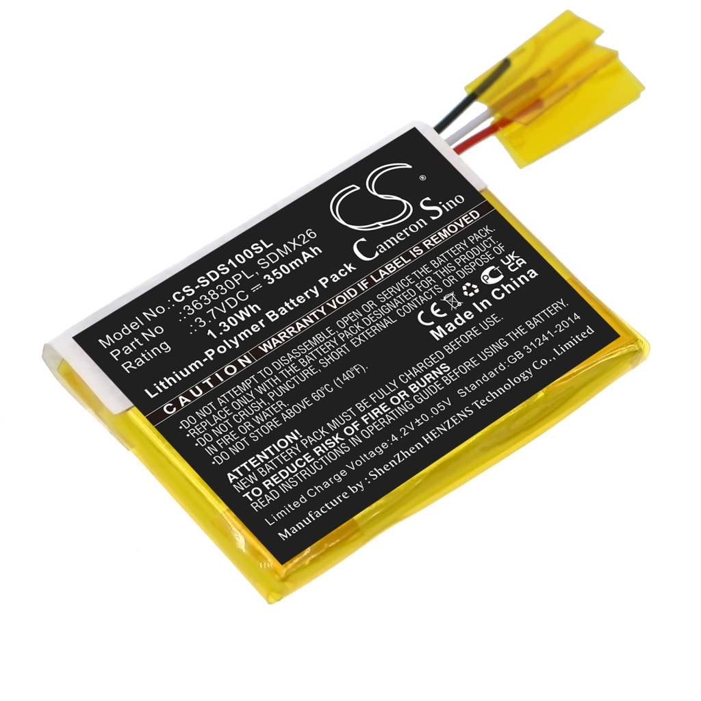 Akut MP3, MP4, PMP-akku CS-SDS100SL