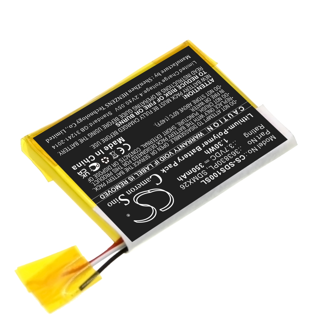 Akut MP3, MP4, PMP-akku CS-SDS100SL