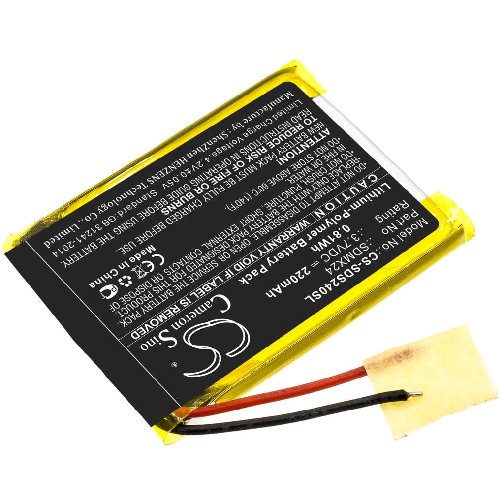 Akut MP3, MP4, PMP-akku CS-SDS240SL