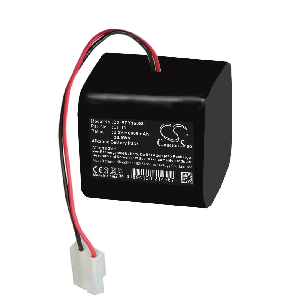 Yhteensopiva akun vaihto Alarm lock DL-10