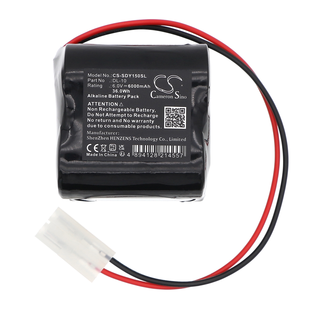 Yhteensopiva akun vaihto Alarm lock DL-10
