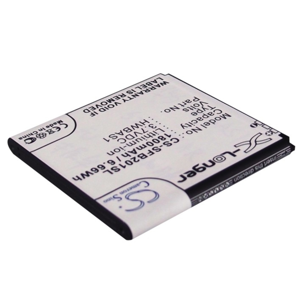 Battery compatible with SoftBank