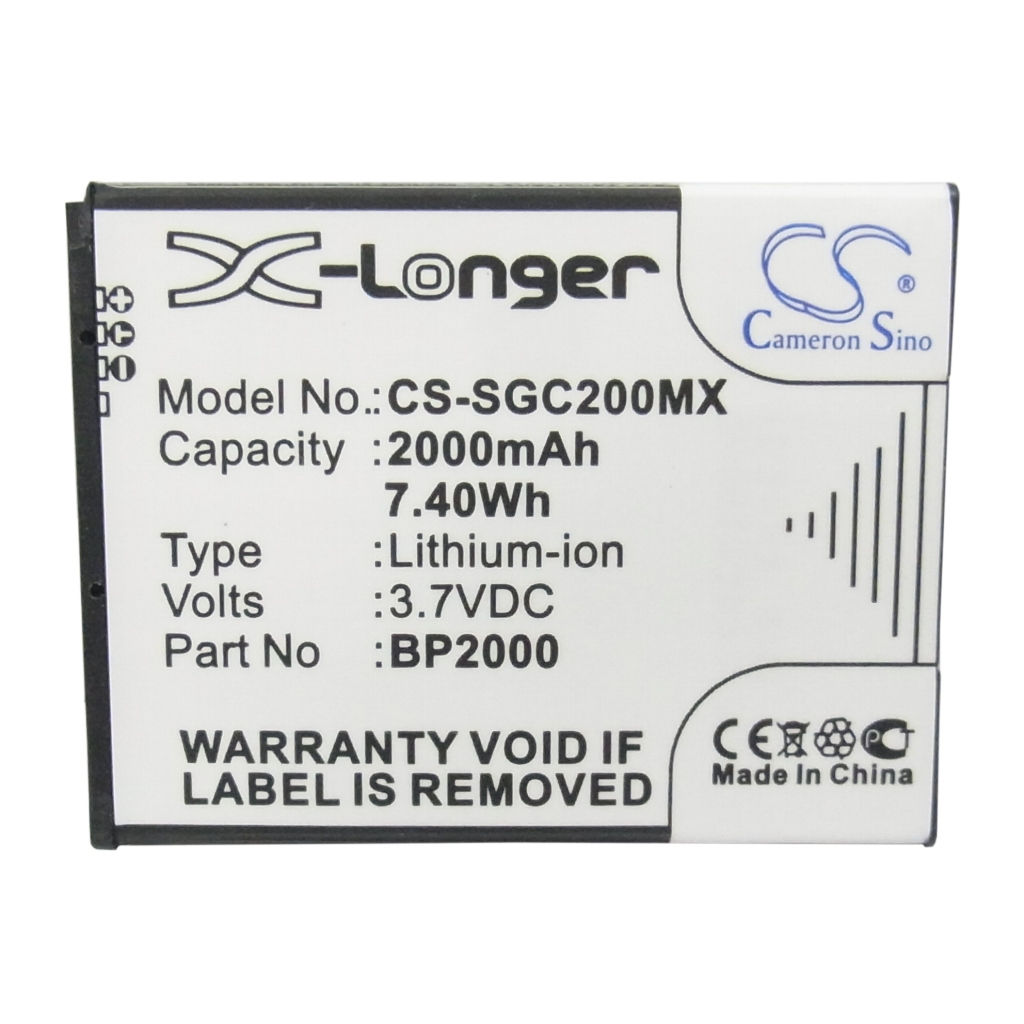 Akku yhteensopiva Samsung CS-SGC200MX