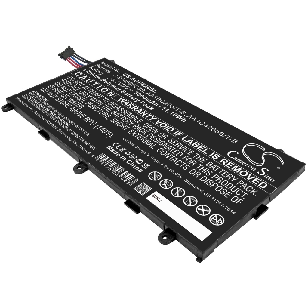 Akut Tabletin akku CS-SGP620SL