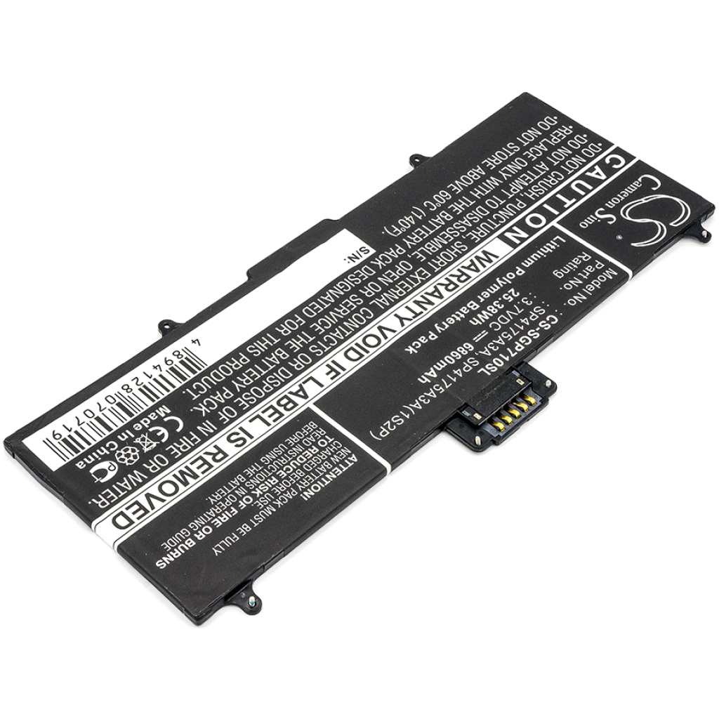 Akku yhteensopiva Samsung CS-SGP710SL