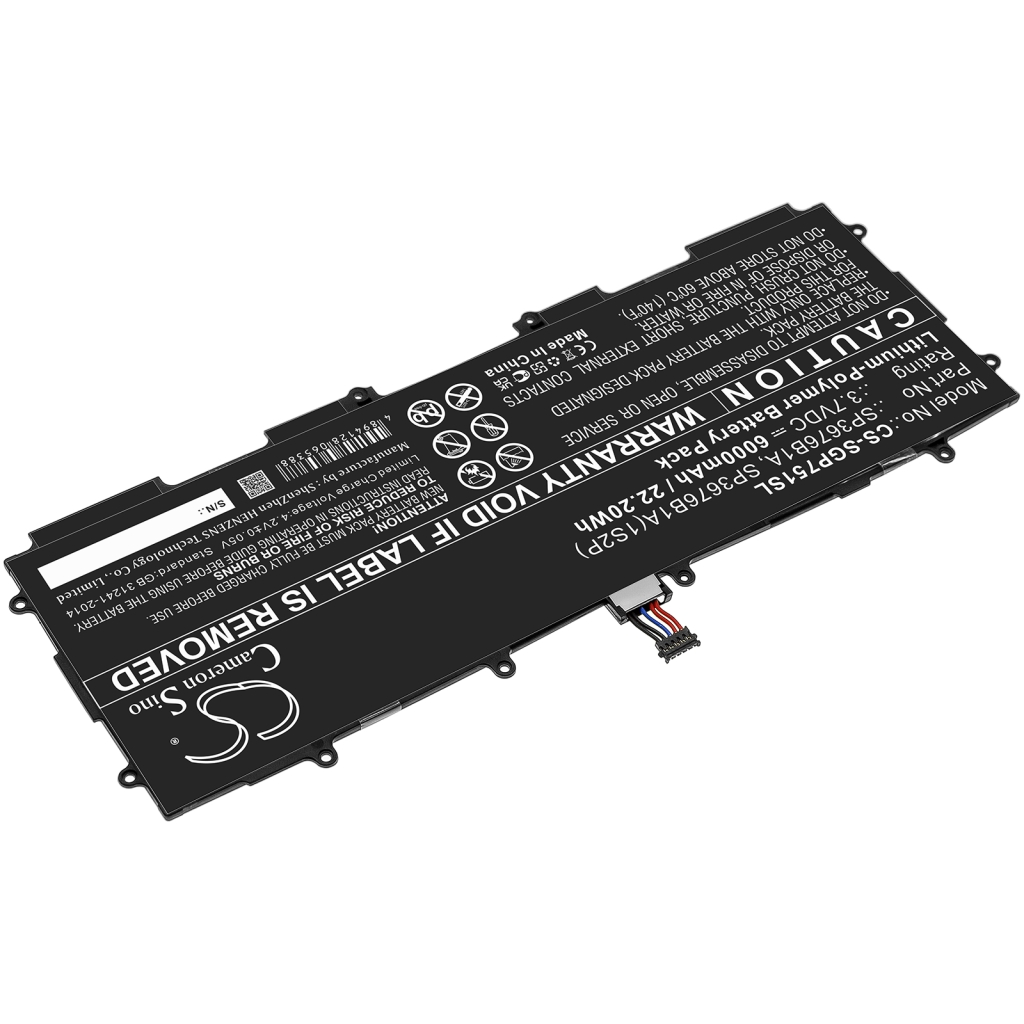 Akut Tabletin akku CS-SGP751SL