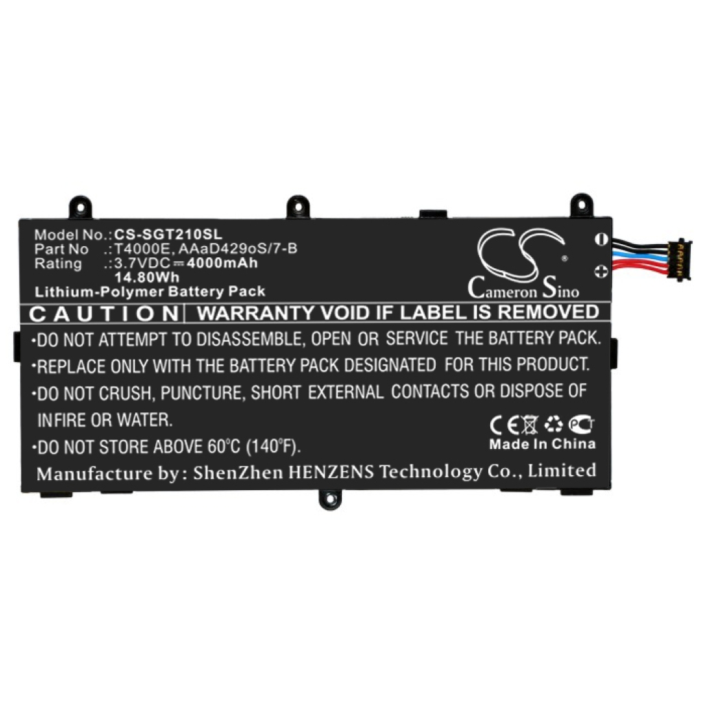 Tabletin akku Samsung GT-P3200 (CS-SGT210SL)