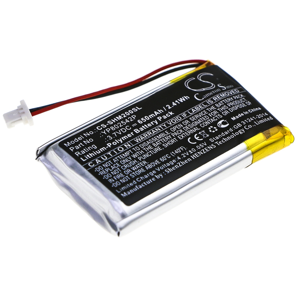 Yhteensopiva akun vaihto Sena YP802542P