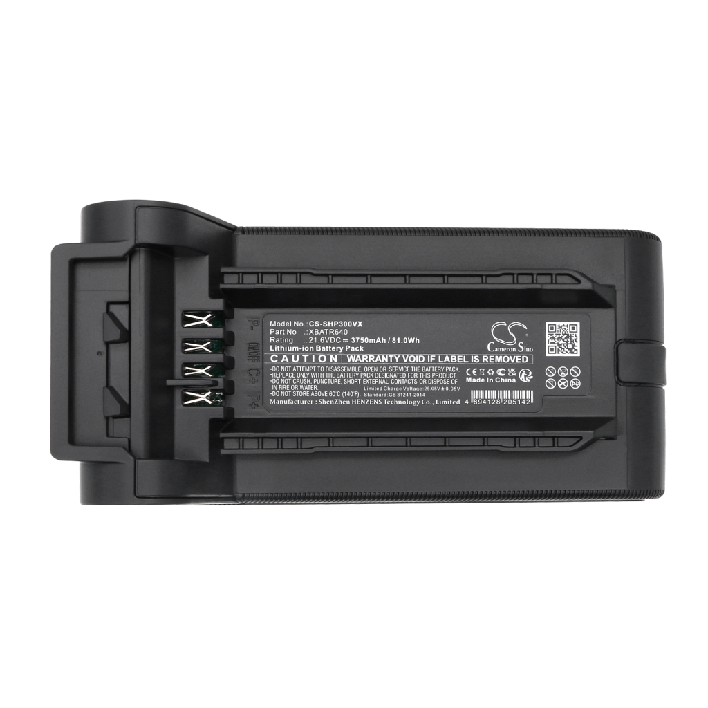 Yhteensopiva akun vaihto Shark XBATR640,XBATR640EU,XBATR640US