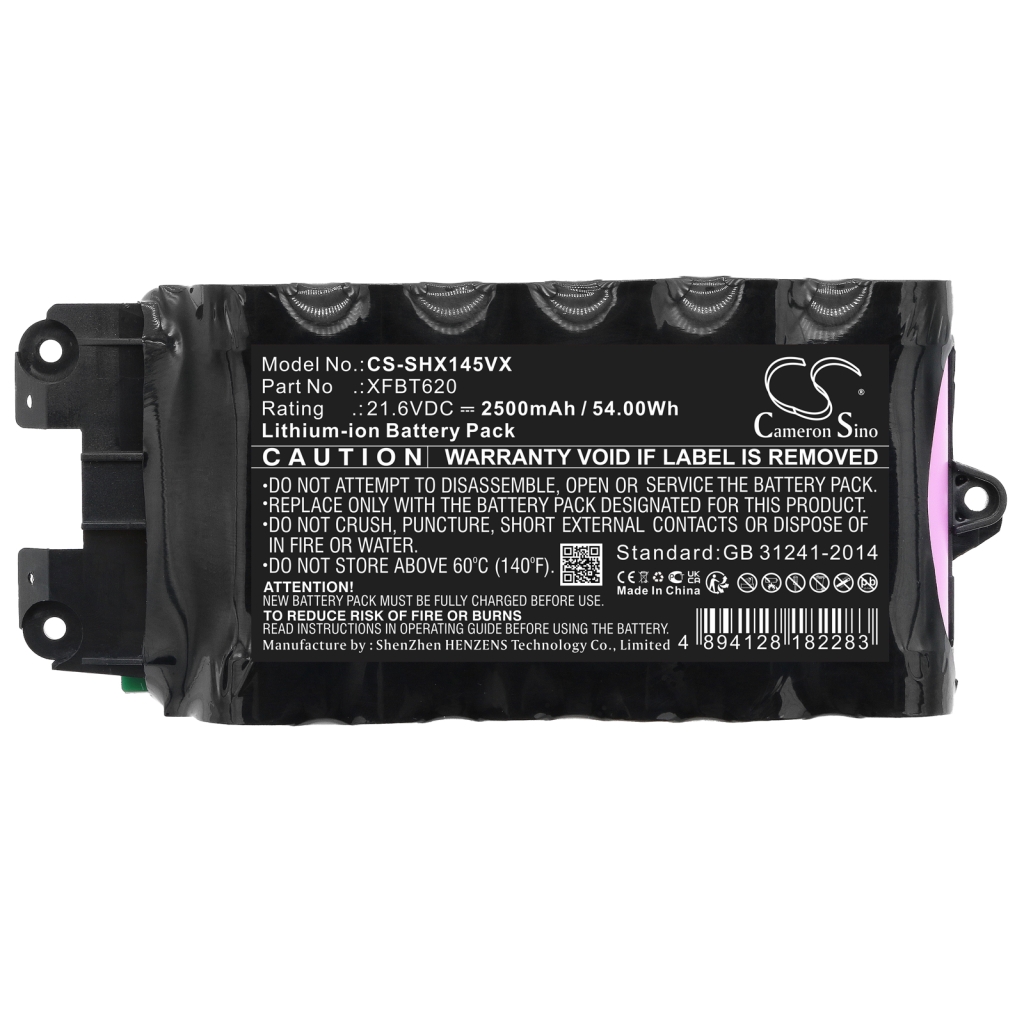Yhteensopiva akun vaihto Shark XFBT620