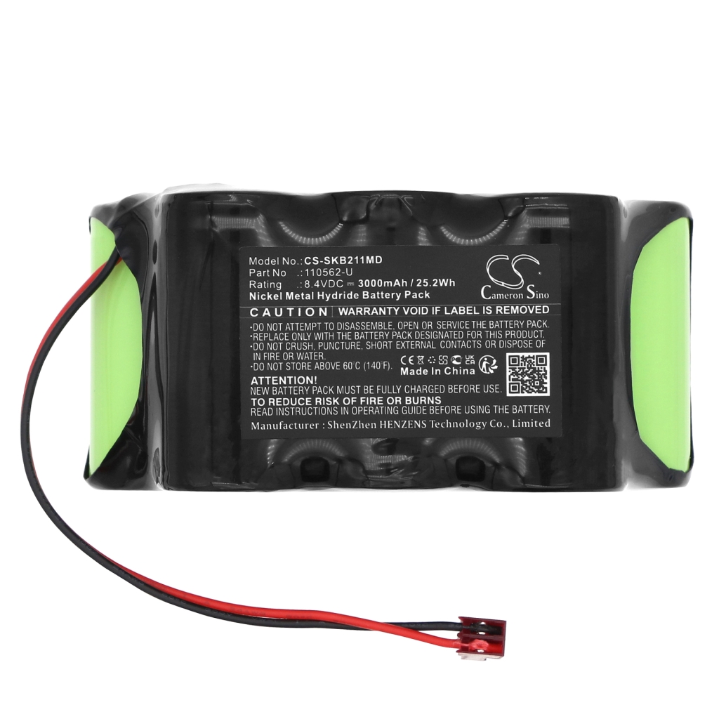 Yhteensopiva akun vaihto Stryker 110562-U
