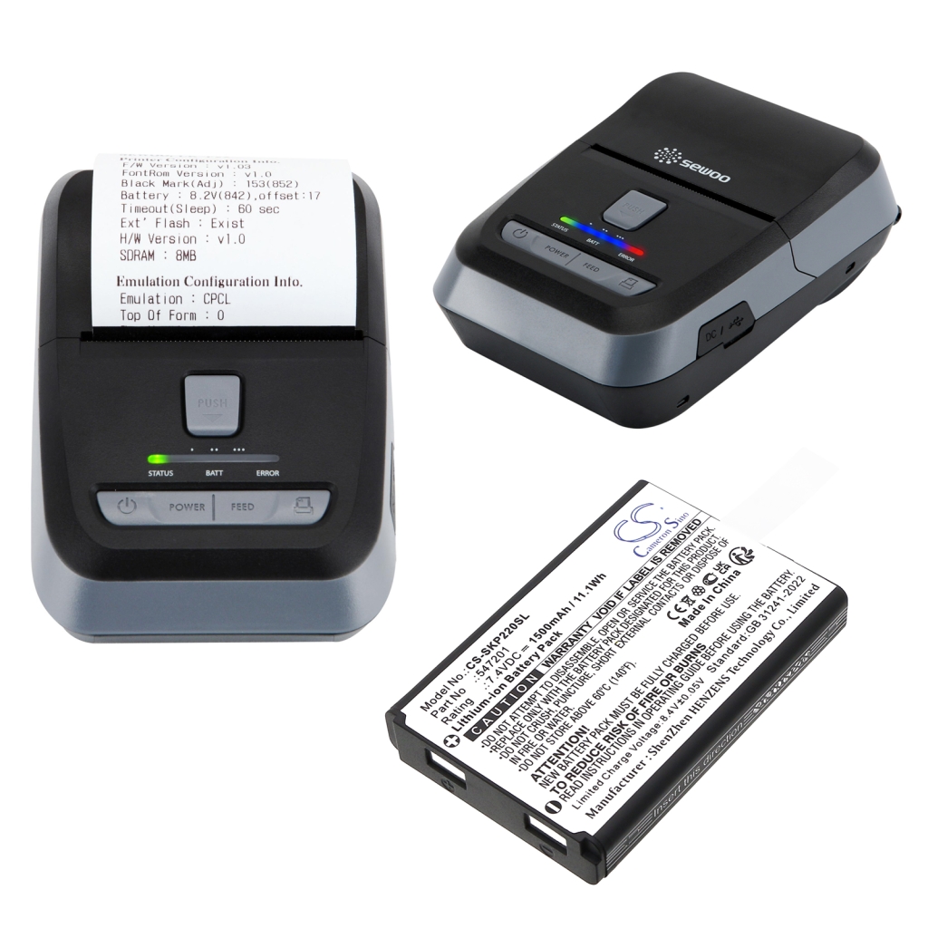 Akut Tulostimen akku CS-SKP220SL