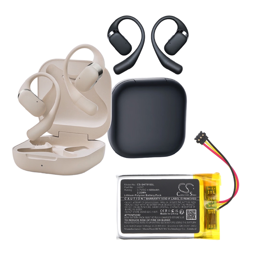 Langattoman kuulokkeen akku Shokz CS-SKT910SL