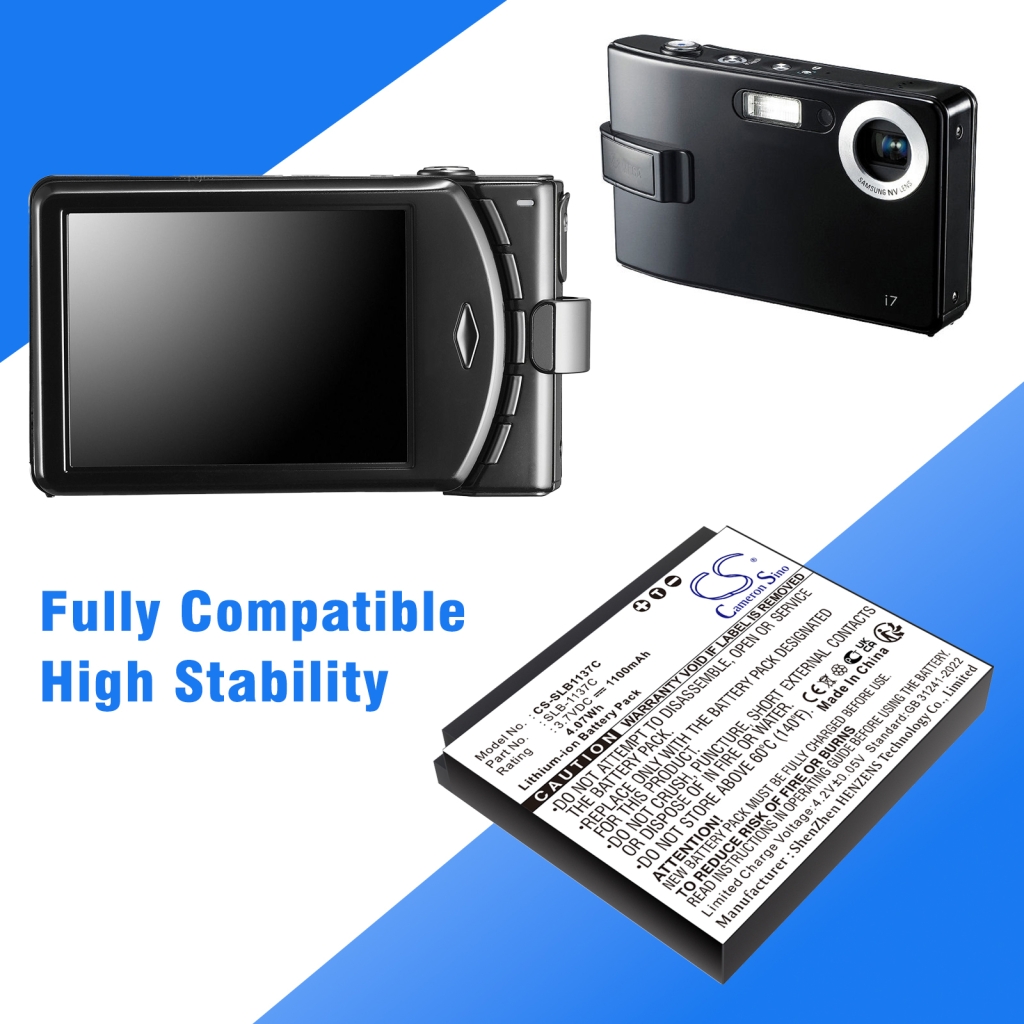 Kameran akku Samsung CS-SLB1137C