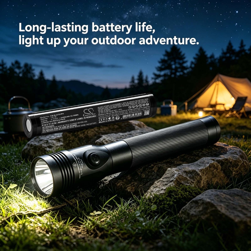 Akku yhteensopiva Streamlight CS-SLX751FH
