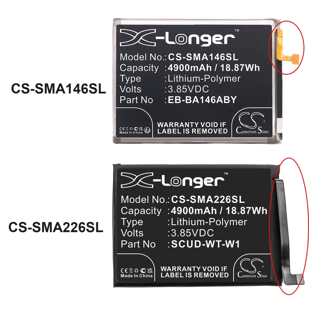 Matkapuhelimen akku Samsung CS-SMA146SL