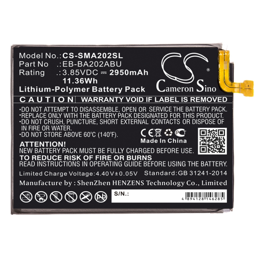 Matkapuhelimen akku Samsung CS-SMA202SL