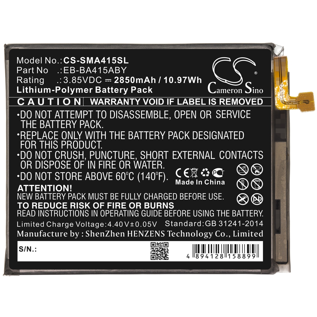 Matkapuhelimen akku Samsung CS-SMA415SL