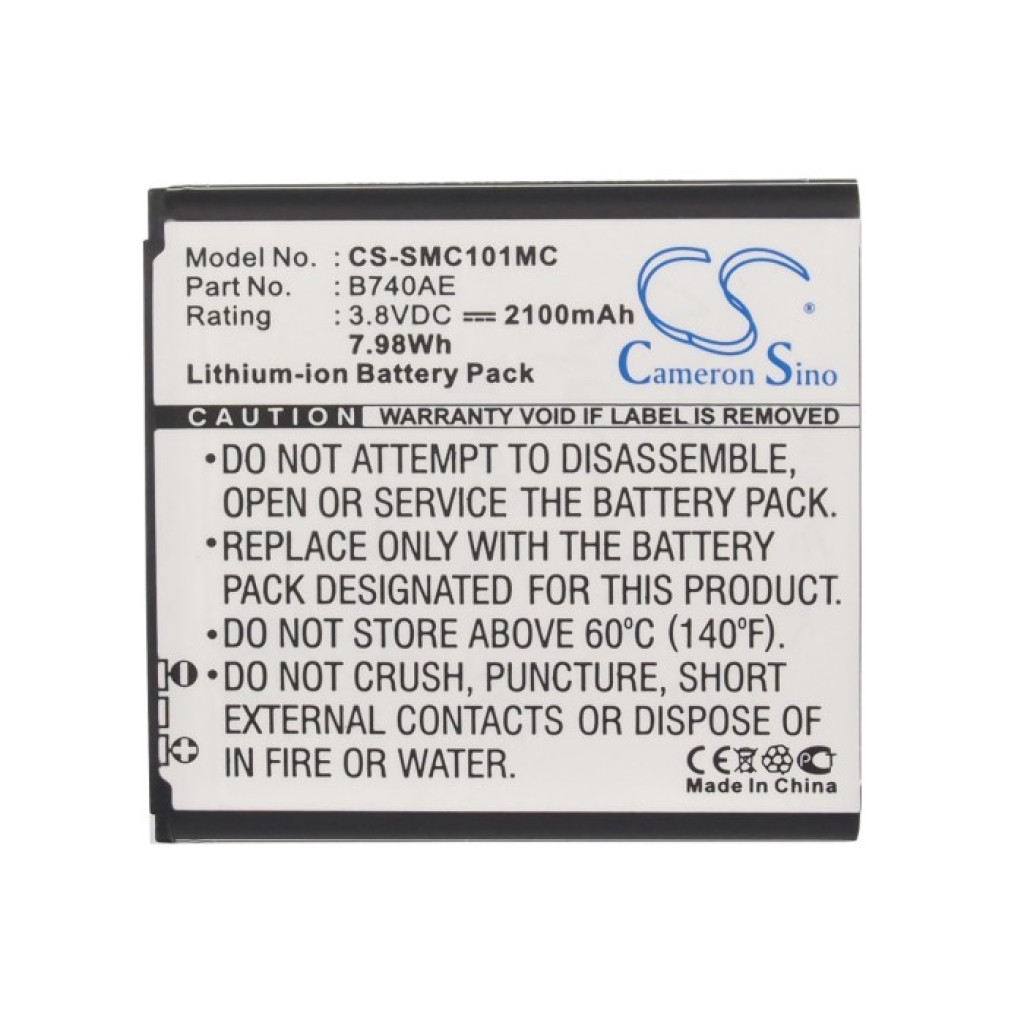 Akut Kameran akku CS-SMC101MC