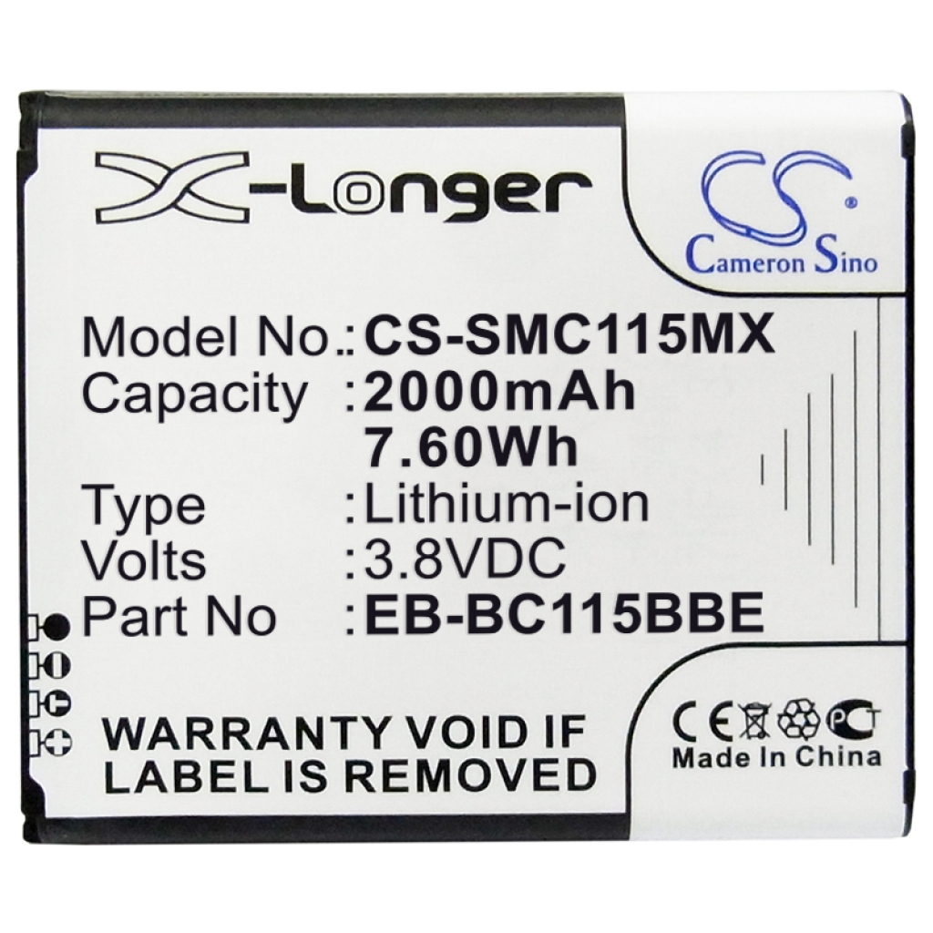 Akut Kameran akku CS-SMC115MX