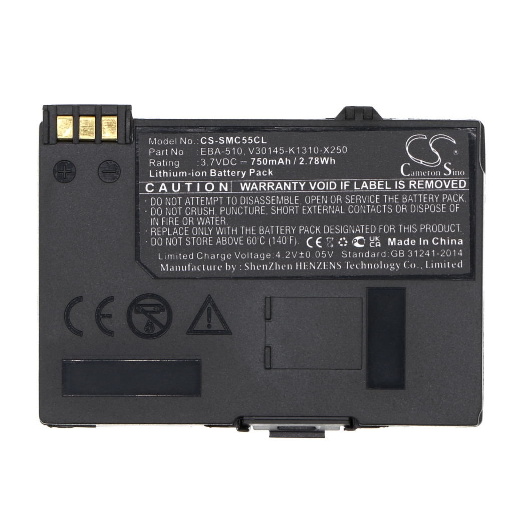 Langattoman puhelimen akku Siemens Gigaset SL75 WLAN (CS-SMC55CL)