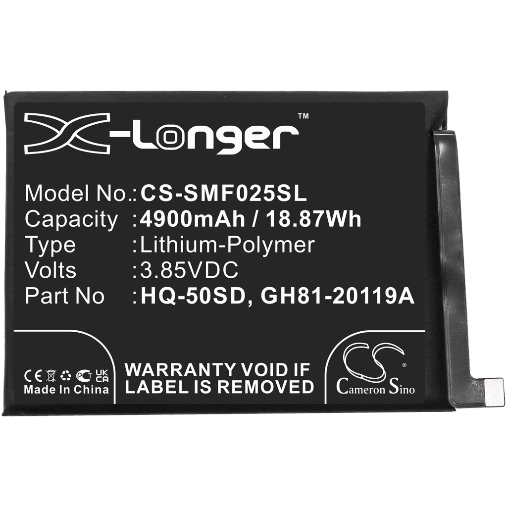 Matkapuhelimen akku Samsung CS-SMF025SL