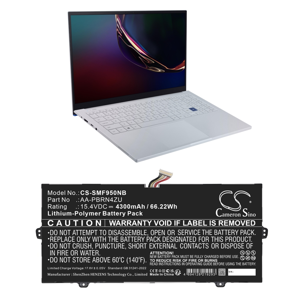 Kannettavan tietokoneen akku Samsung CS-SMF950NB