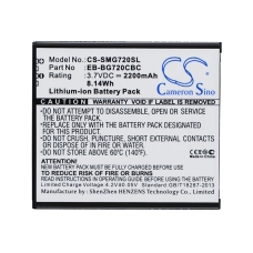 Yhteensopiva akun vaihto Samsung EB-BG720CBC,EB-BG720CBK