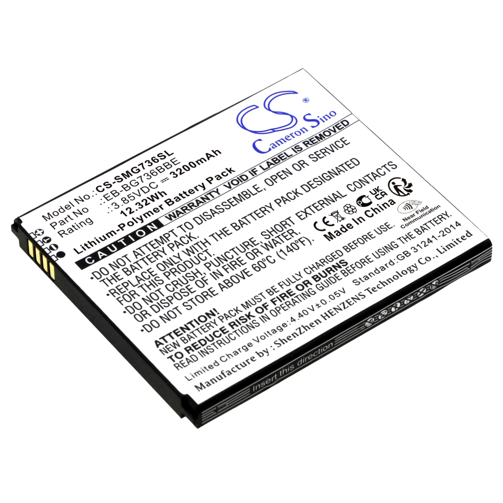 Yhteensopiva akun vaihto Samsung EB-BG736BBE