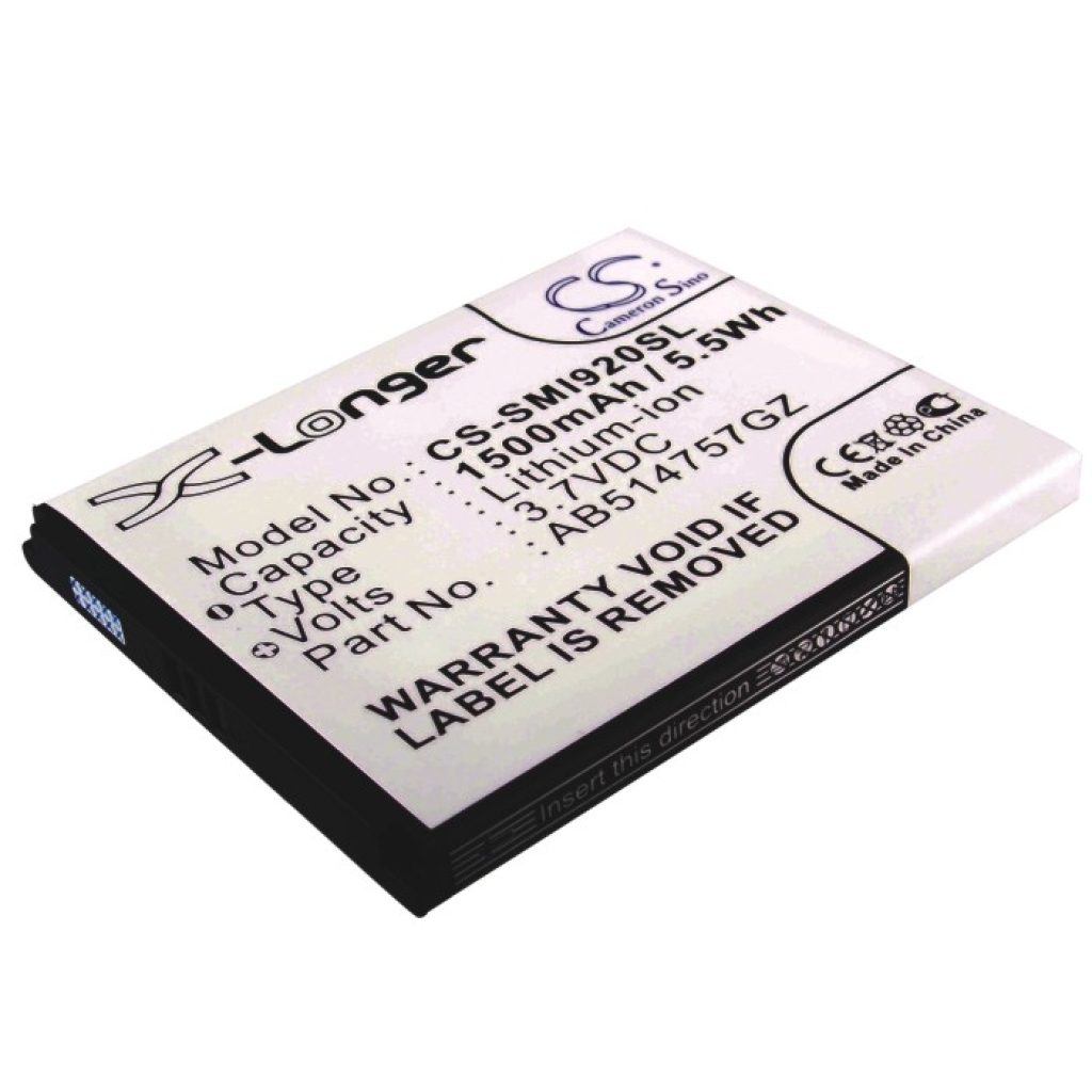 Akku yhteensopiva Samsung Verizon CS-SMI920SL