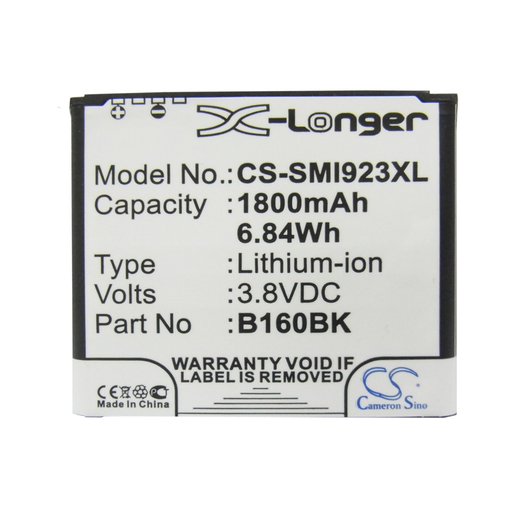 Akku yhteensopiva Samsung CS-SMI923XL