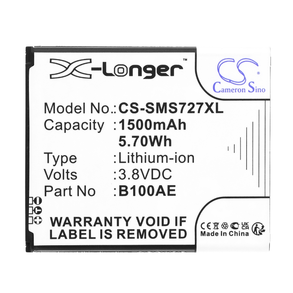 Matkapuhelimen akku Samsung GT-S7278U (CS-SMS727XL)
