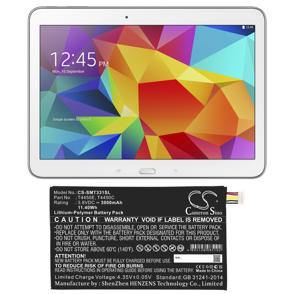 Akut Tabletin akku CS-SMT331SL