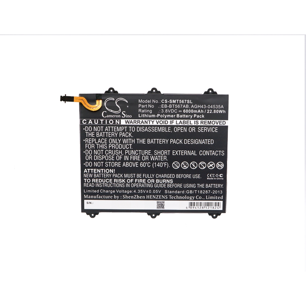 Tabletin akku Samsung CS-SMT567SL