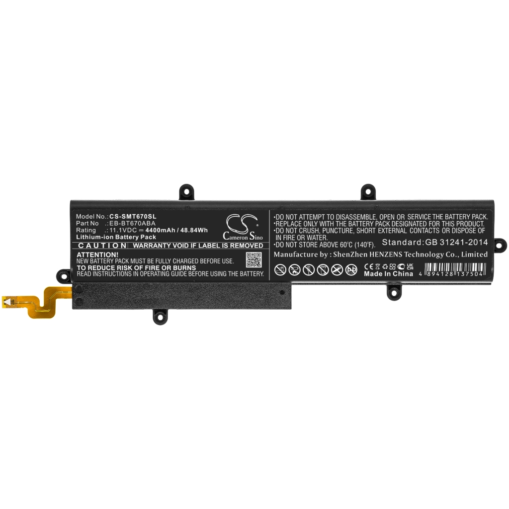 Akut Tabletin akku CS-SMT670SL