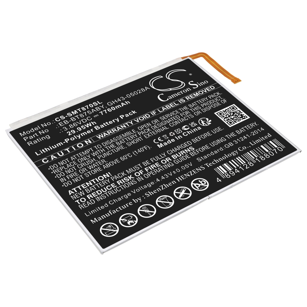Akut Tabletin akku CS-SMT870SL