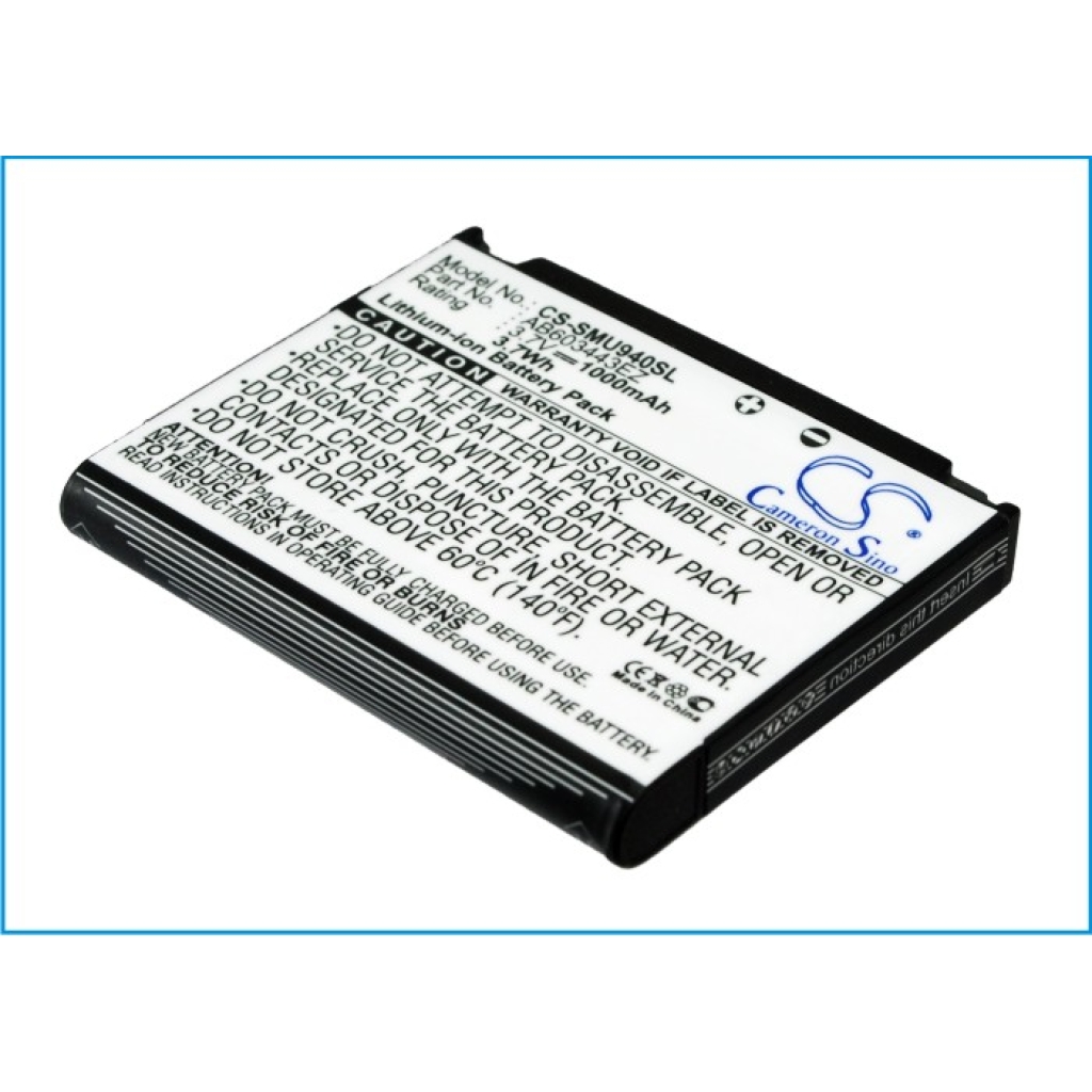Yhteensopiva akun vaihto Verizon AB603443EZ,SAMU940BATS