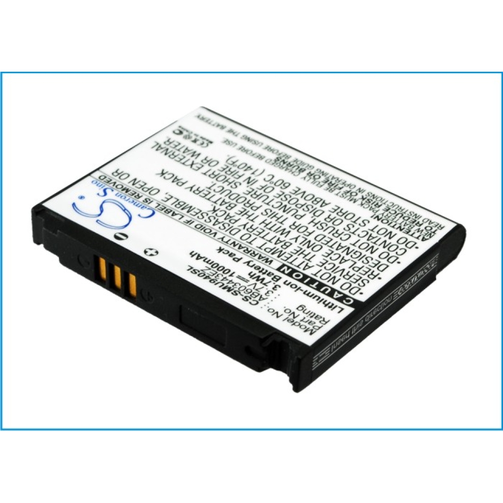 Yhteensopiva akun vaihto Verizon AB603443EZ,SAMU940BATS