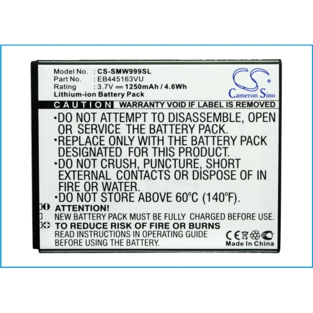 Yhteensopiva akun vaihto Samsung EB445163VU