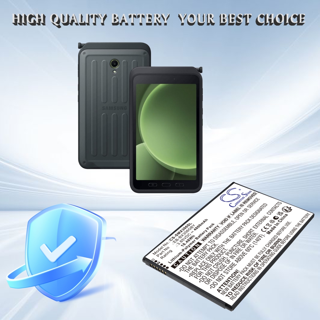 Battery Replaces Samsung EB-BX306GBY