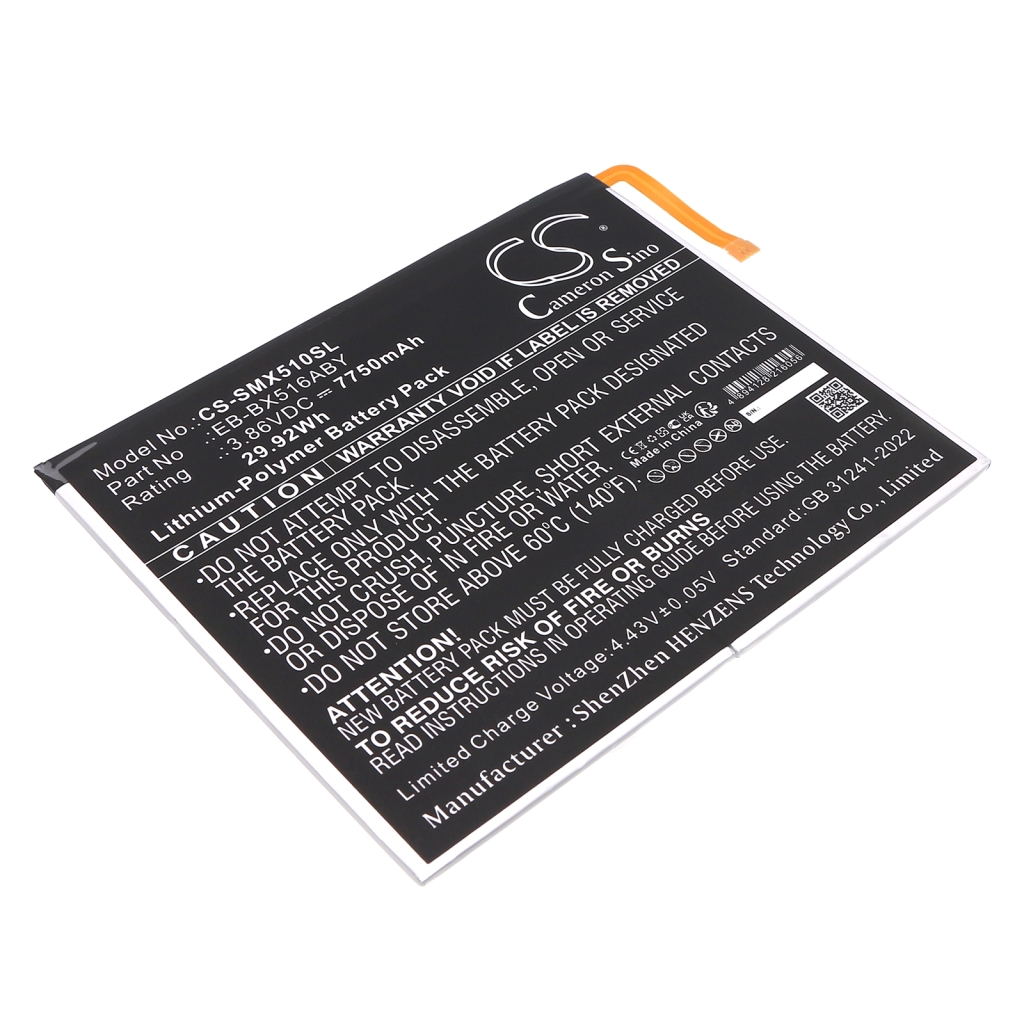 Tabletin akku Samsung SM-X516N (CS-SMX510SL)