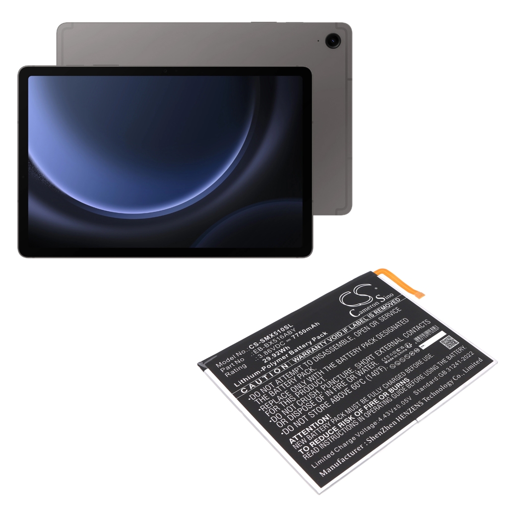 Tabletin akku Samsung SM-X516N (CS-SMX510SL)