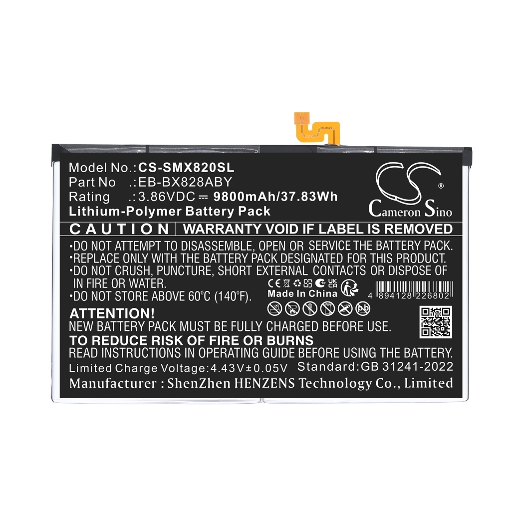 Battery for Samsung SM-X620