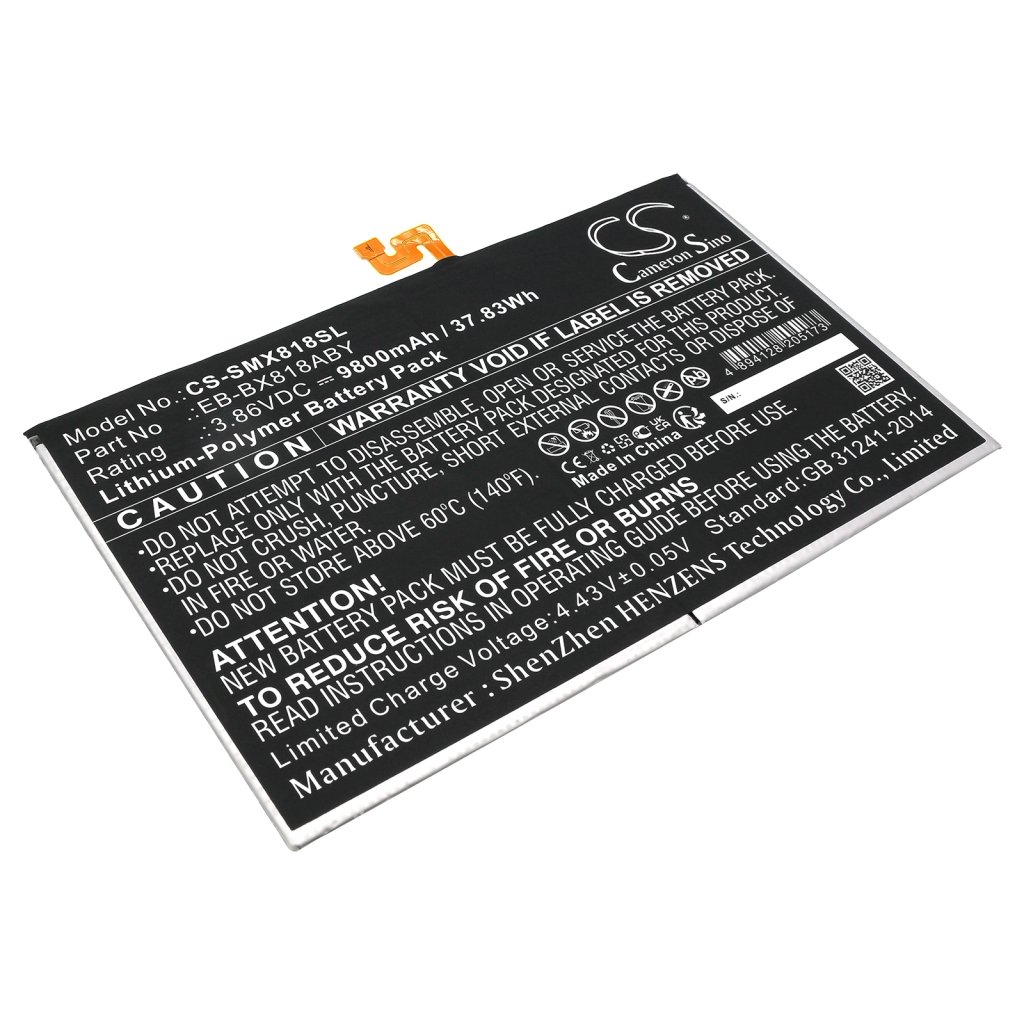 Tabletin akku Samsung CS-SMX818SL