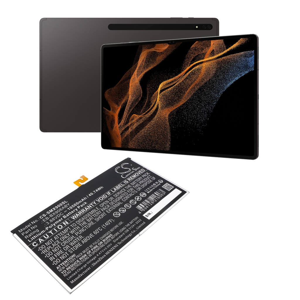 Tabletin akku Samsung CS-SMX900SL