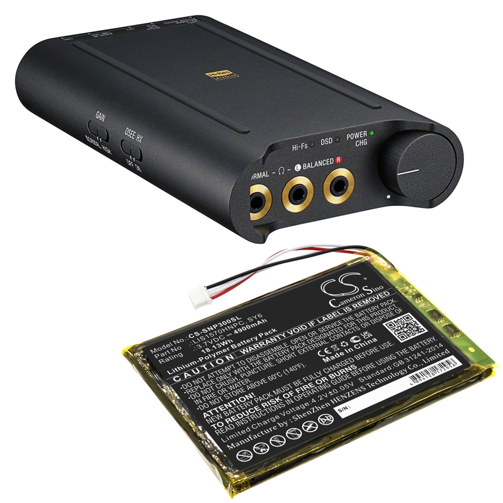 Yhteensopiva akun vaihto Sony LIS1570HNPC,SY6